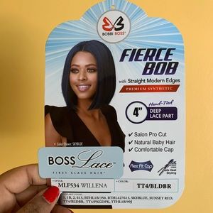 BOBBI BOSS FIERCE BOB WIG WILLENA COLOR: TT4/BLDBR